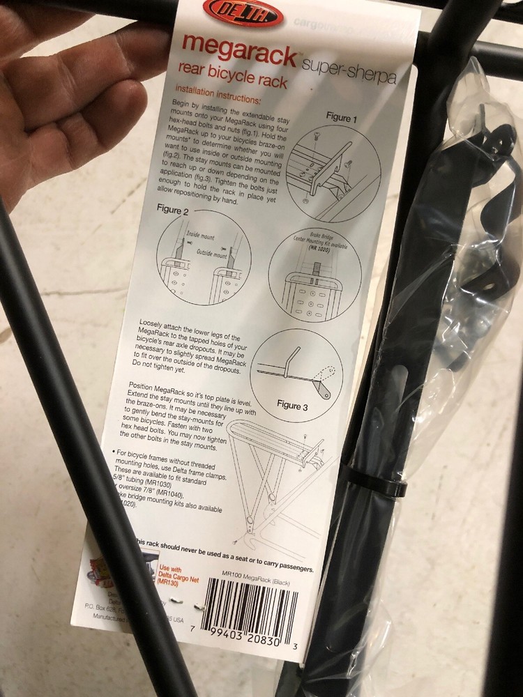 Delta Megarack Super Sherpa Frame Mounted Bicycle Rack