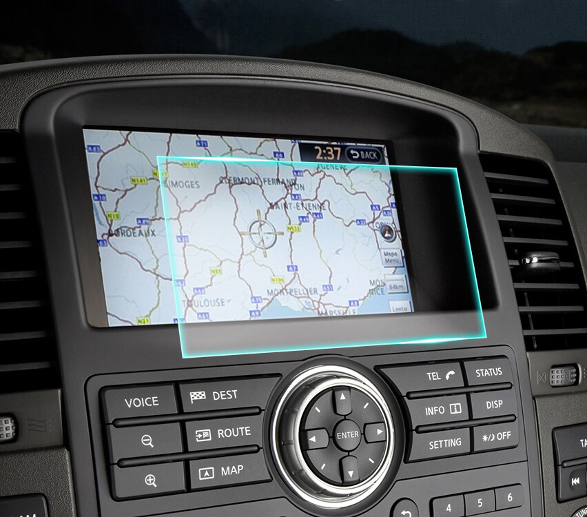 Crystal Clear Screen Protector for 2011 Nissan Pathfinder Vehicle Navigation
