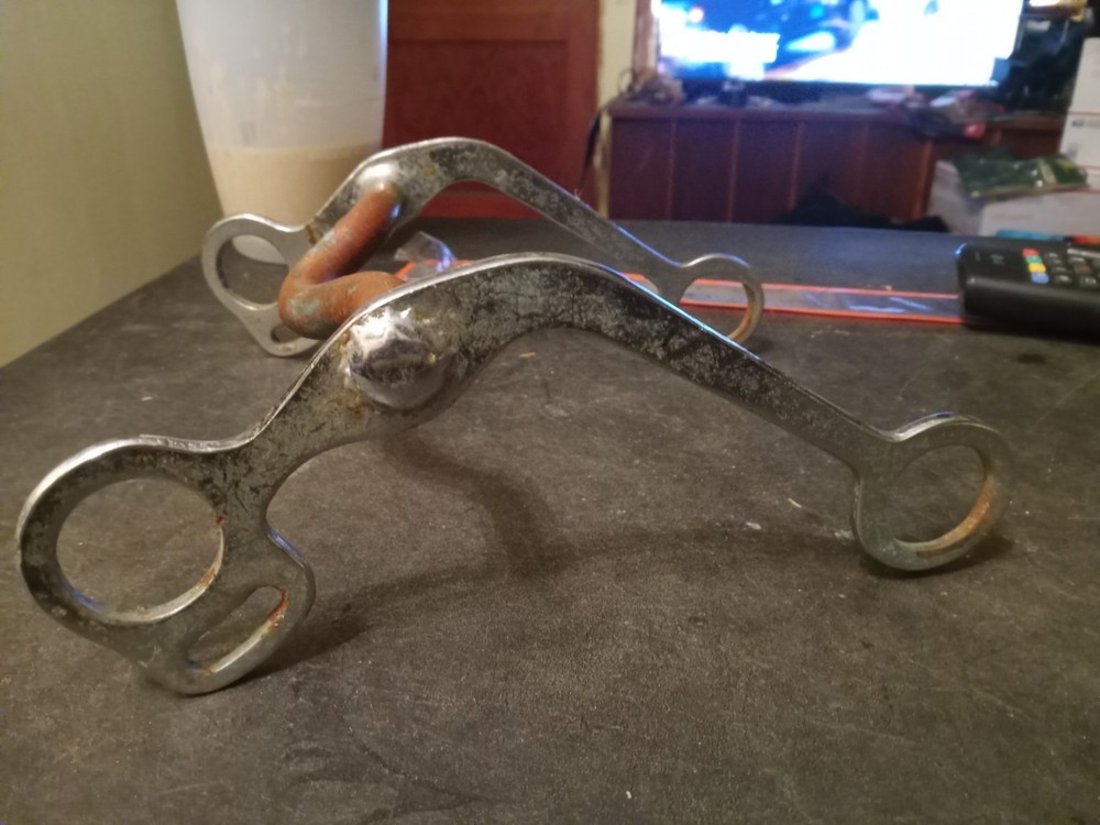 Used grazing bit  ported 5 in copper mouth