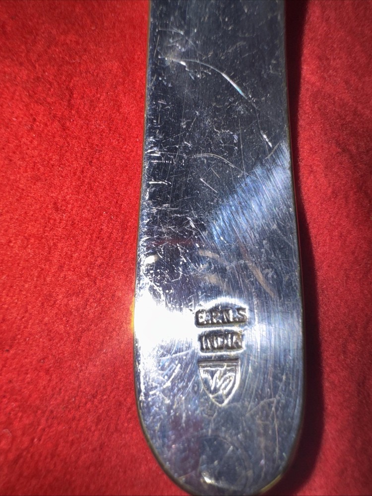 vintage silver-plated candle snuffer