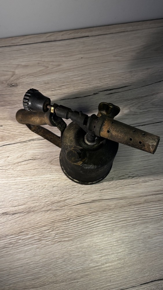 antique brass gas burner