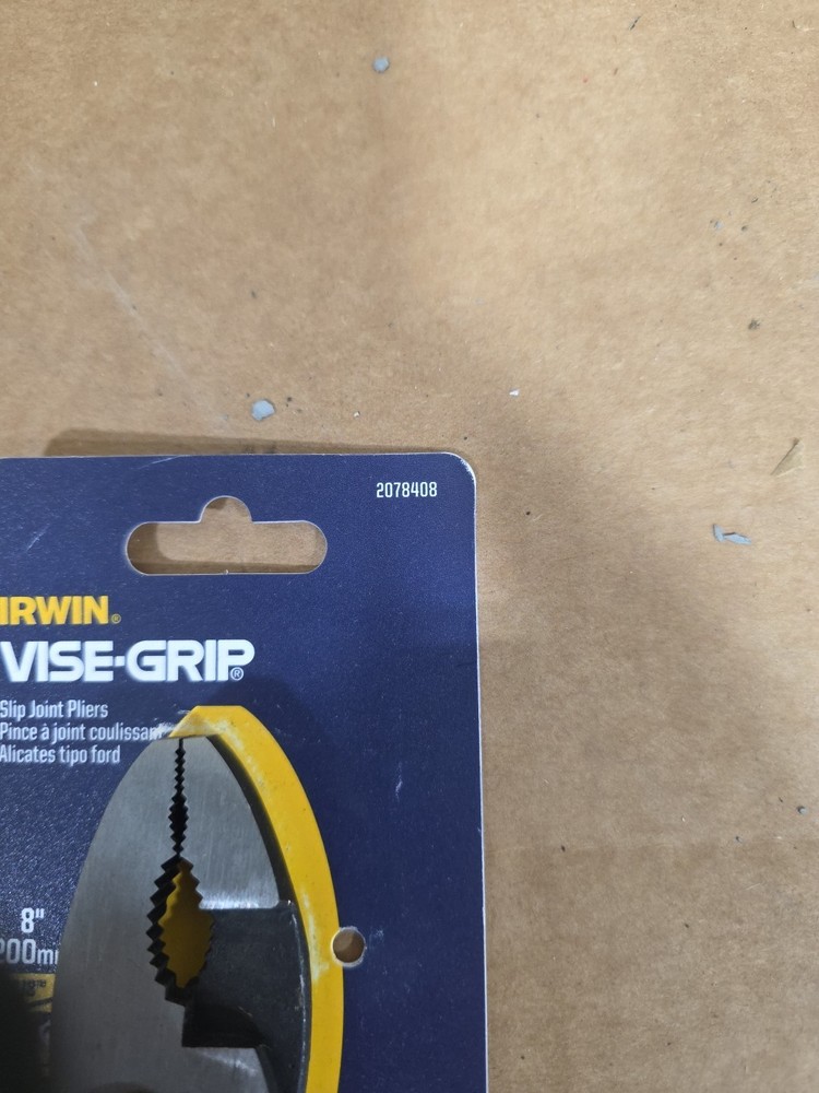 IRWIN 8" SLIP JOINT PLIERS (2078408)