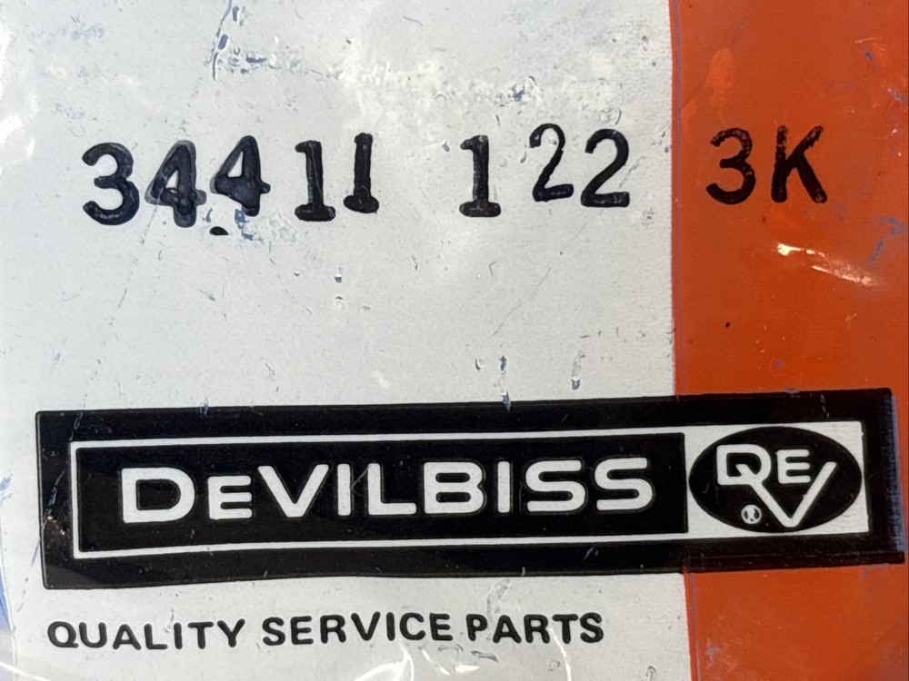 DEVILBISS 34411 122 K3 PACKING GLAND KIT 190893 3 PACK OEM GENUINE