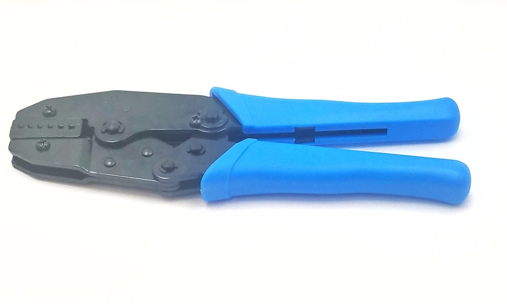 Interchangeable Ratchet Crimping Tool HT-336FM + Dies HT-2N & HT-2E Pin Terminal