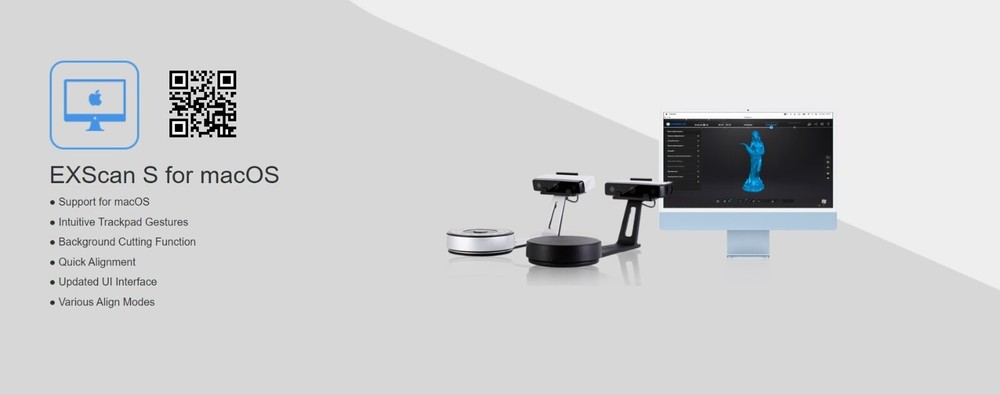 2024 EinScan SP V2 Desktop 3D Scanner Dual Scan Mode Tripod, MacOS and Window