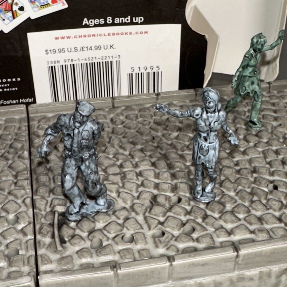 Zombie Cribbage Game - Board, Pegs And Cards