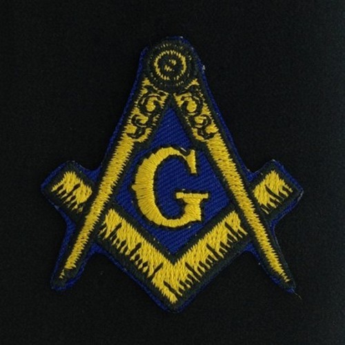 Masonic Iron-On Embroidered Emblem Patch (MP-5)