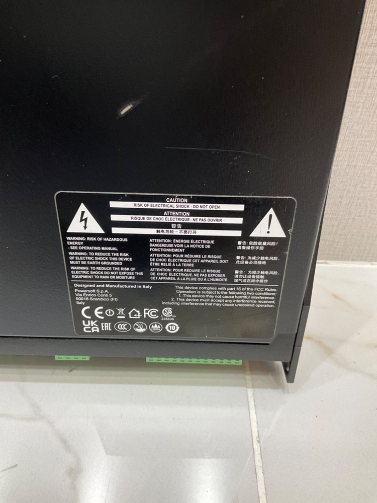 POWERSOFT QUATTROCANALI 1204-DSP+ PROFESSIONAL AUDIO AMPLIFIER