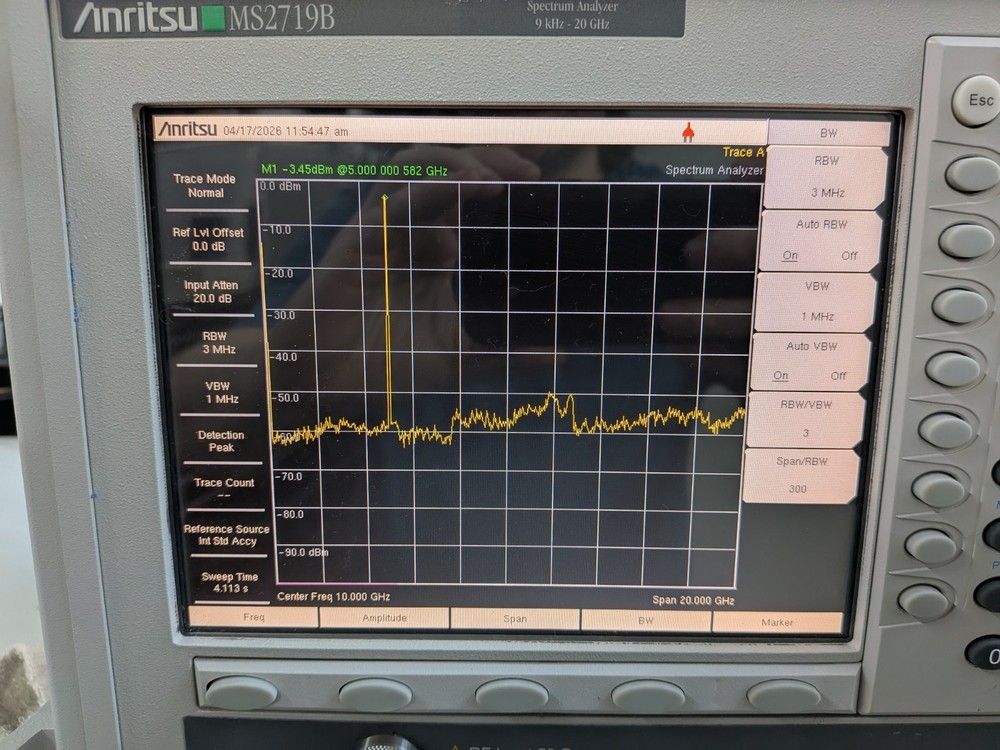 Anritsu MS2719B Tiny Portable Spectrum Analyzer 20 GHz Cal'd Opt 9