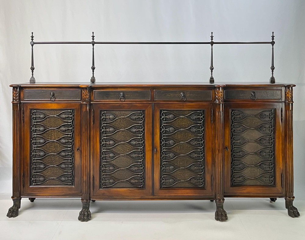 Theodore Alexander Regency Revival Leather-Top Sideboard