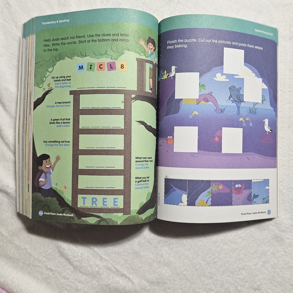 Children Activity Book | Ages 4-6 Fun Learning Activities | New