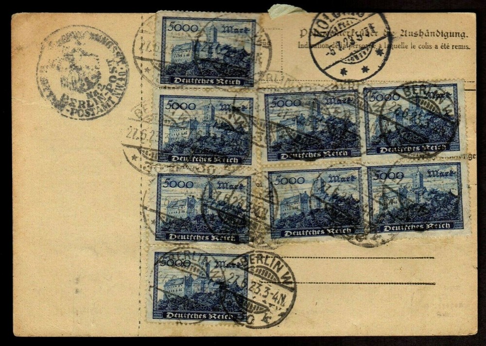GERMANY BERLIN W CANCEL  CARD (K2679)