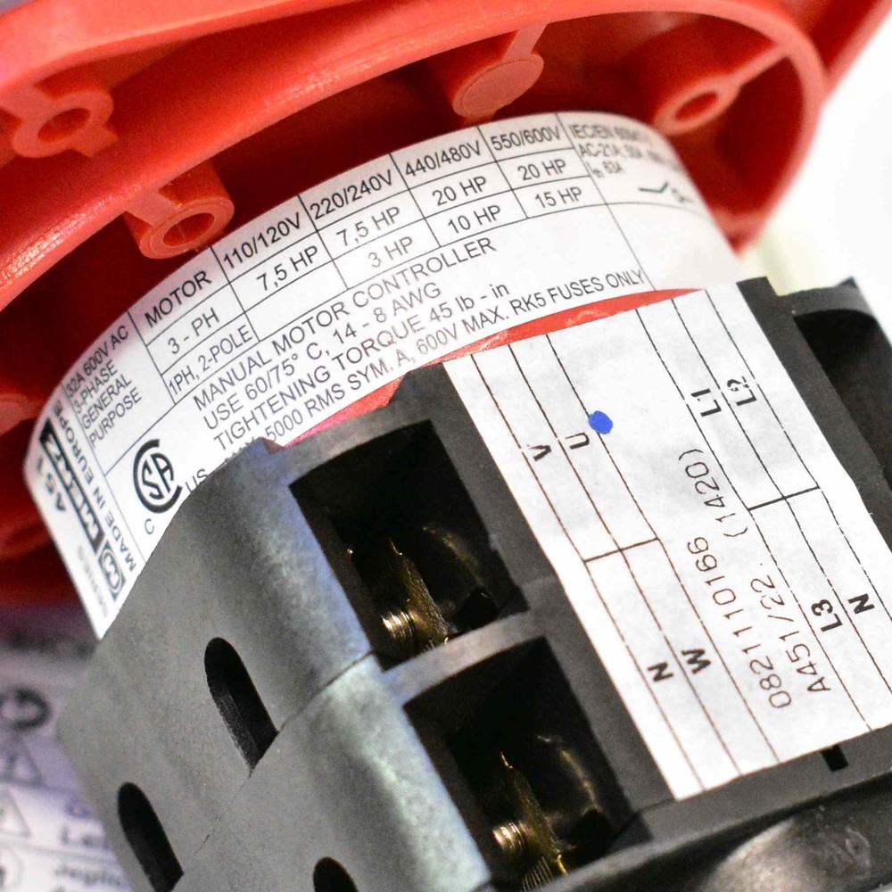 Merz Main Switch 4-Pin 0821110166 -New-