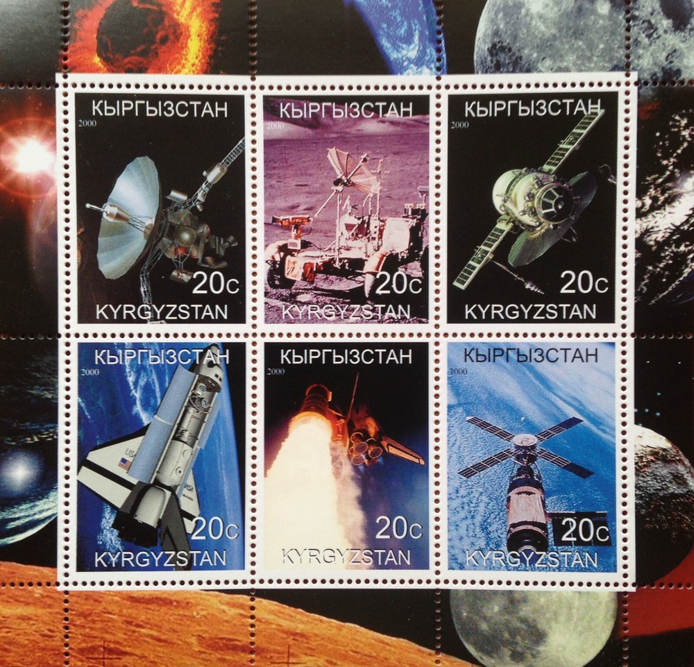 Space shuttle 2000 MNH stamp sheetlet