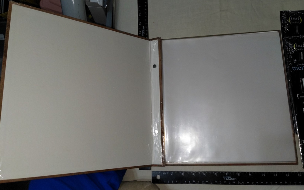 Bound + d/termined "Ever Remembered" Scrapbook Kit w/ 2x Refill Pages + Folder