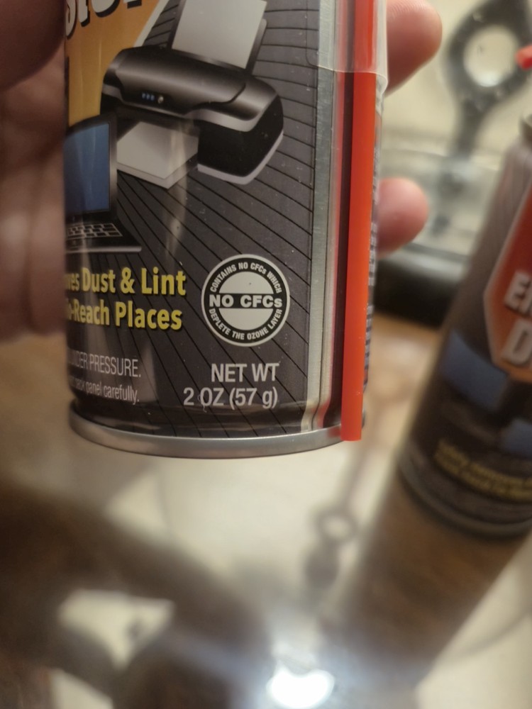 Homebright Electronics Duster Compressed Gas 2 Pack Dust Blower 2 oz Each