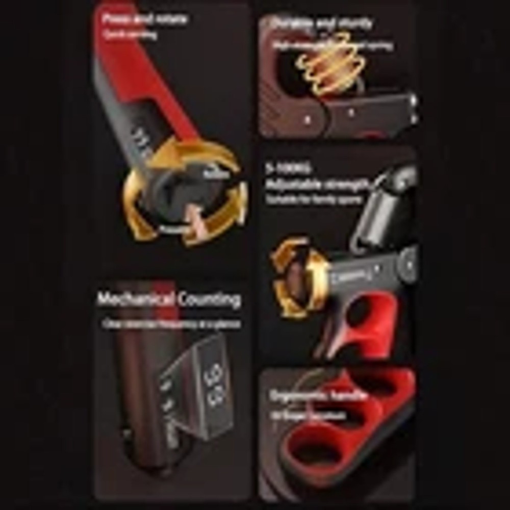 Hand trainer, adjustable grip strength trainer from 5–100 kg for forearm trainin