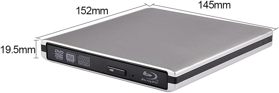 USB C Type C USB 3.0 External 3D HD Blue ray Player for MacBook pro USB C Blue