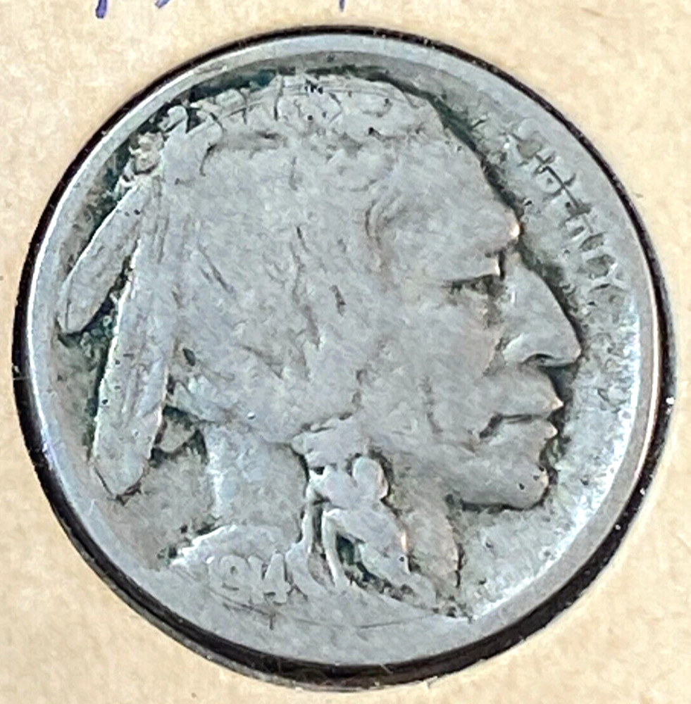 1914 Buffalo Nickel Nice Original Fine CHRC
