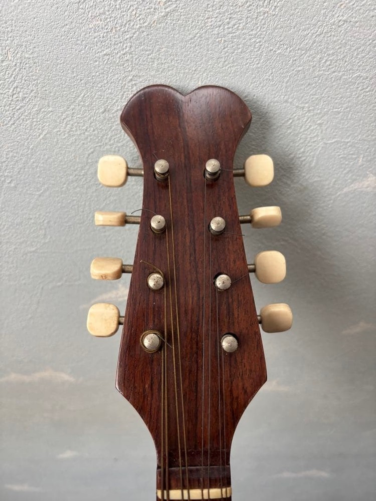 KUNISHIMA wood grain 8 string mandolin with case