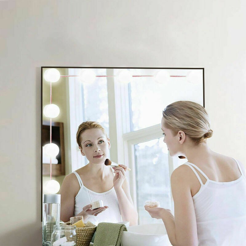 Hollywood Style LED Vanity Mirror Lights Kit with 10 Dimmable Light Bulbs G