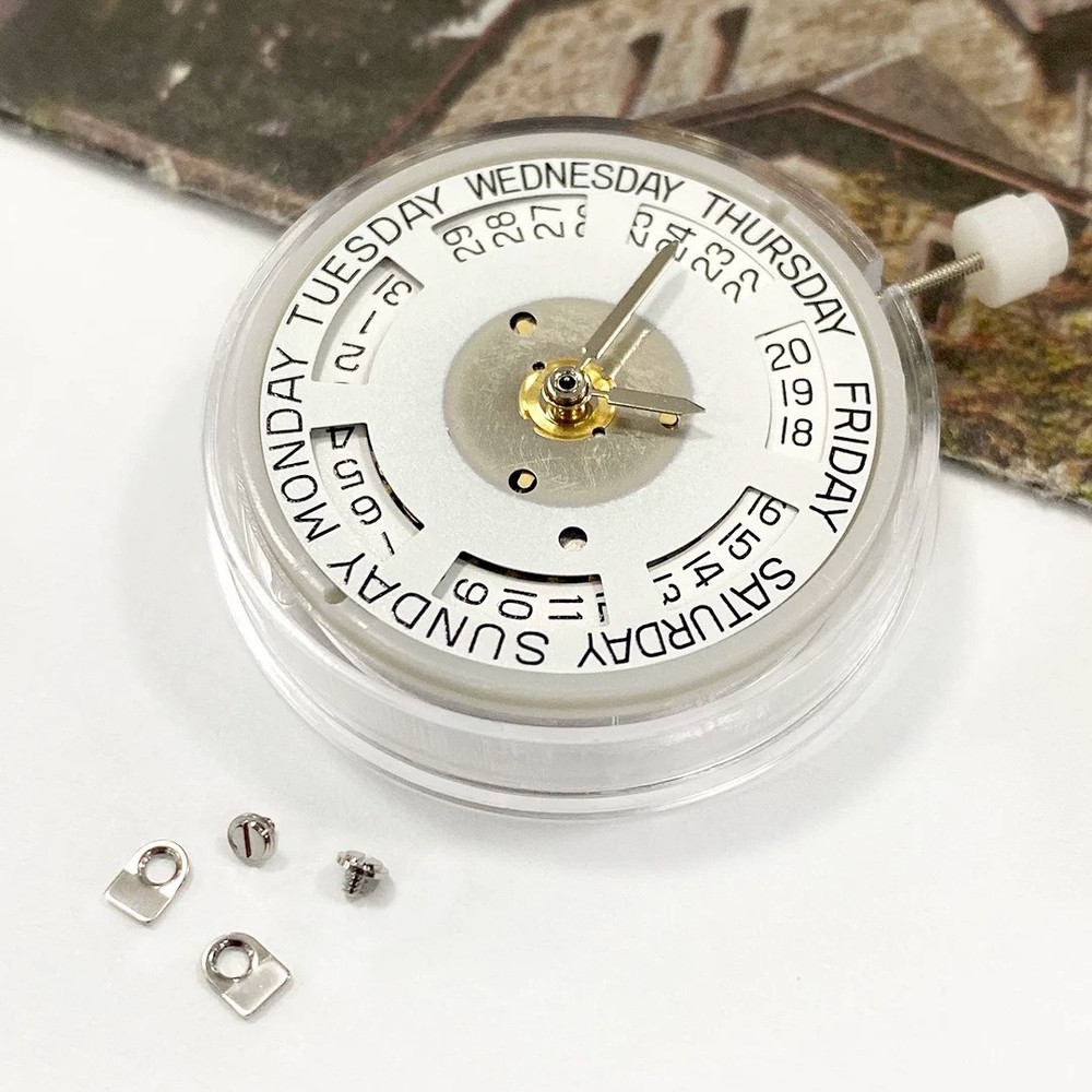 For 2834 Upper and Lower Calendar Double Calendar Automatic Mechanical Movement