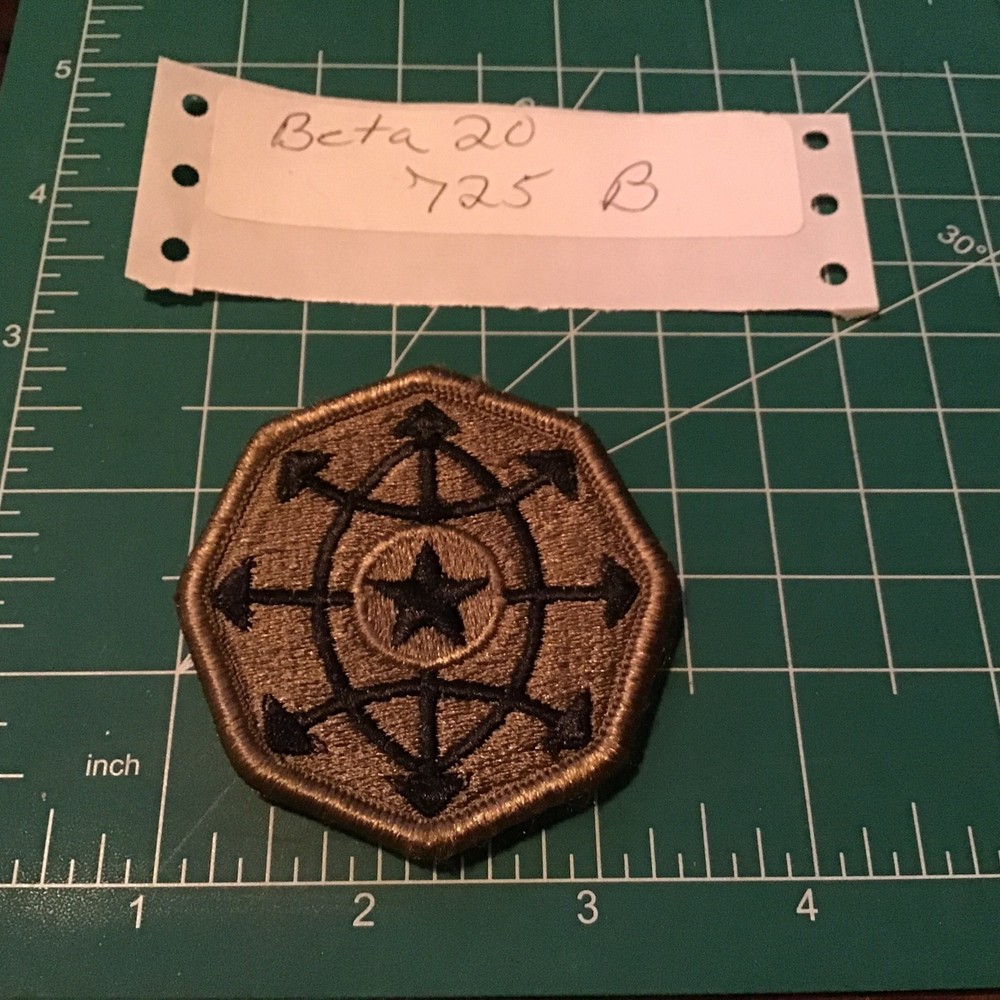 Original U.S. Army Criminal Investigation Command Merrow Edge Patch