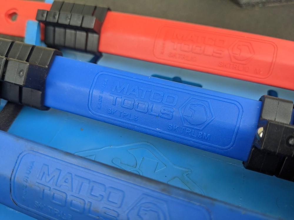 Matco Tools Plastic Socket Rail Organizers Lot