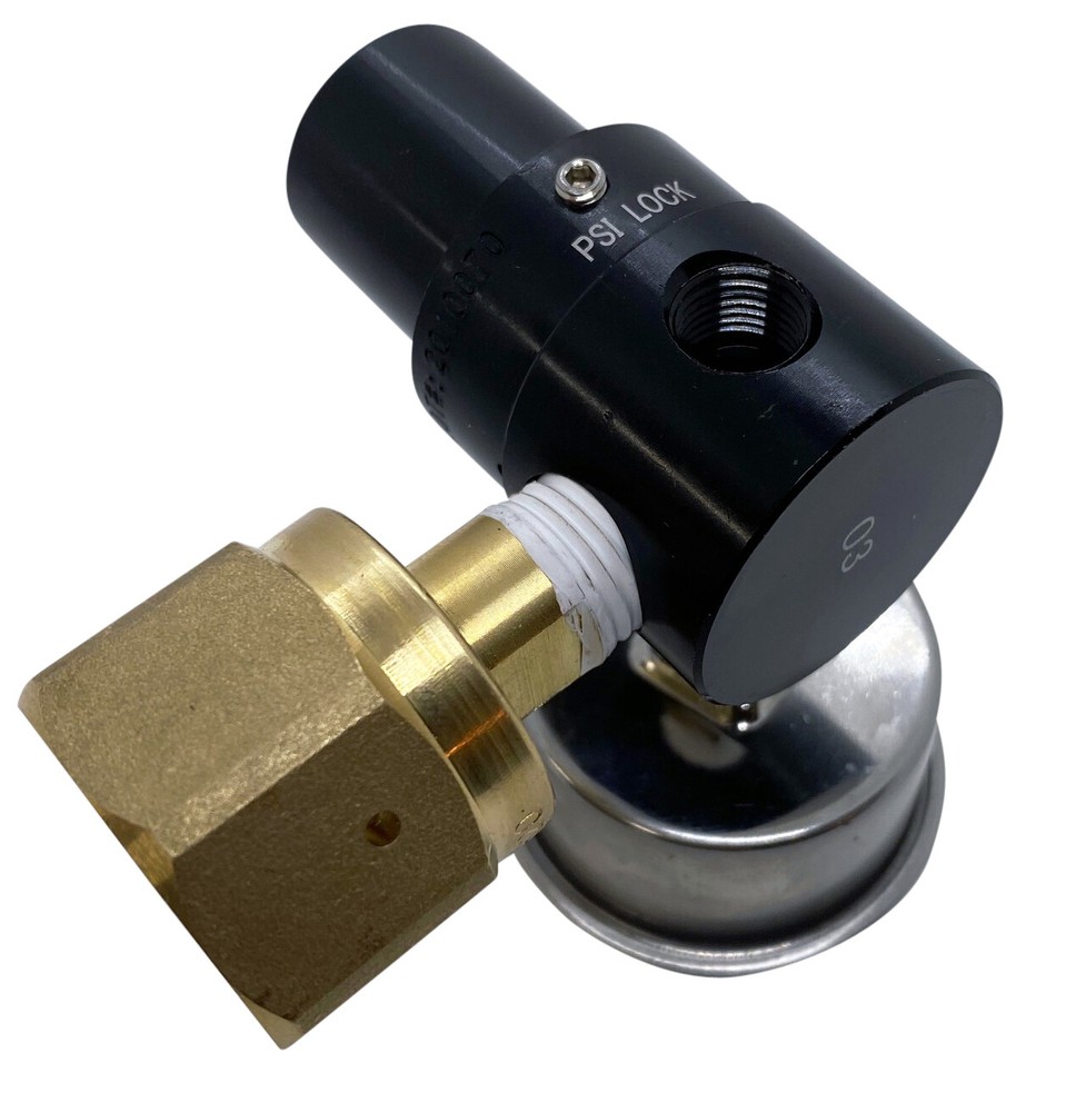 Co2 Air Shifter Compact Mini Aluminum Fixed Regulator 100 PSI