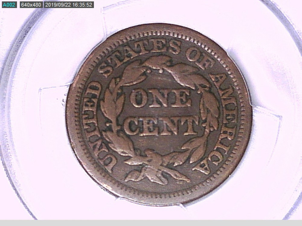 1848 Large Cent PCGS VF 20 27870912 Video