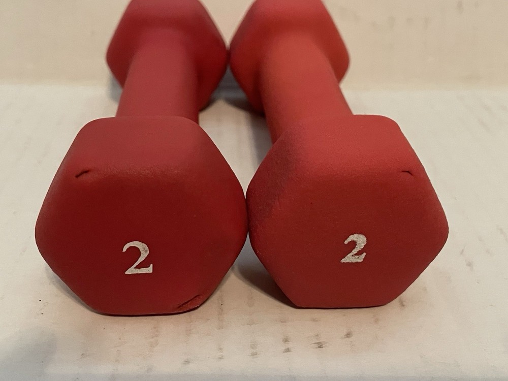 Two Pink 2 Pound Weights