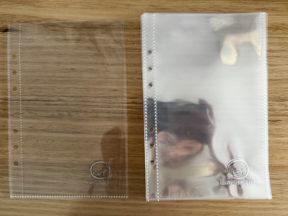 TheCoffeeMonstersCo Tcmc Folder Set + 70 Plastic Inserts - As New - RARE