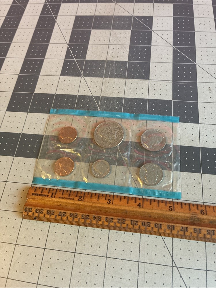 Vintage 1971 US Mint Set 6 Coins