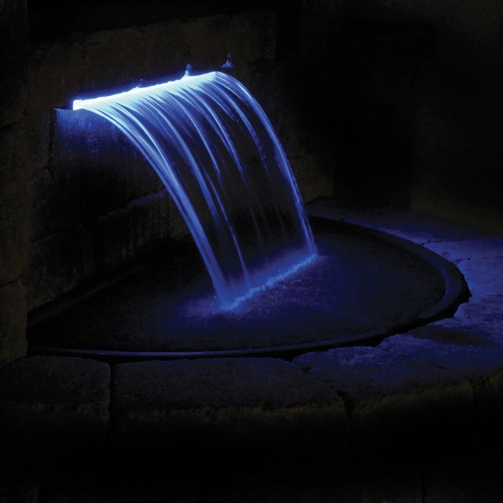 Atlantic Water Gardens Lighted Colorfalls - 24 Inch Blue LED