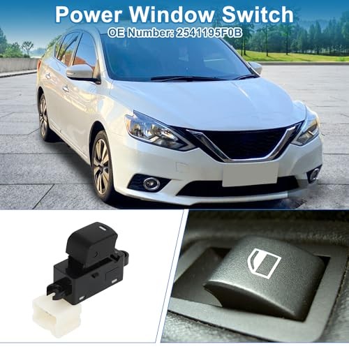 Power Window Switch No.2541195F0B Front Rear Right Passenger Side Window