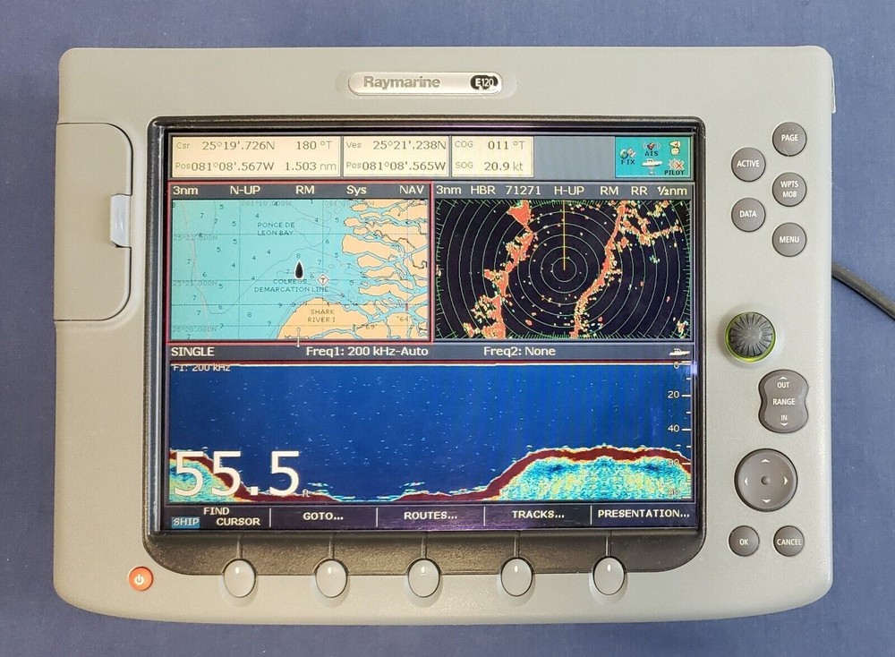Raymarine E120 Classic GPS Chartplotter MFD