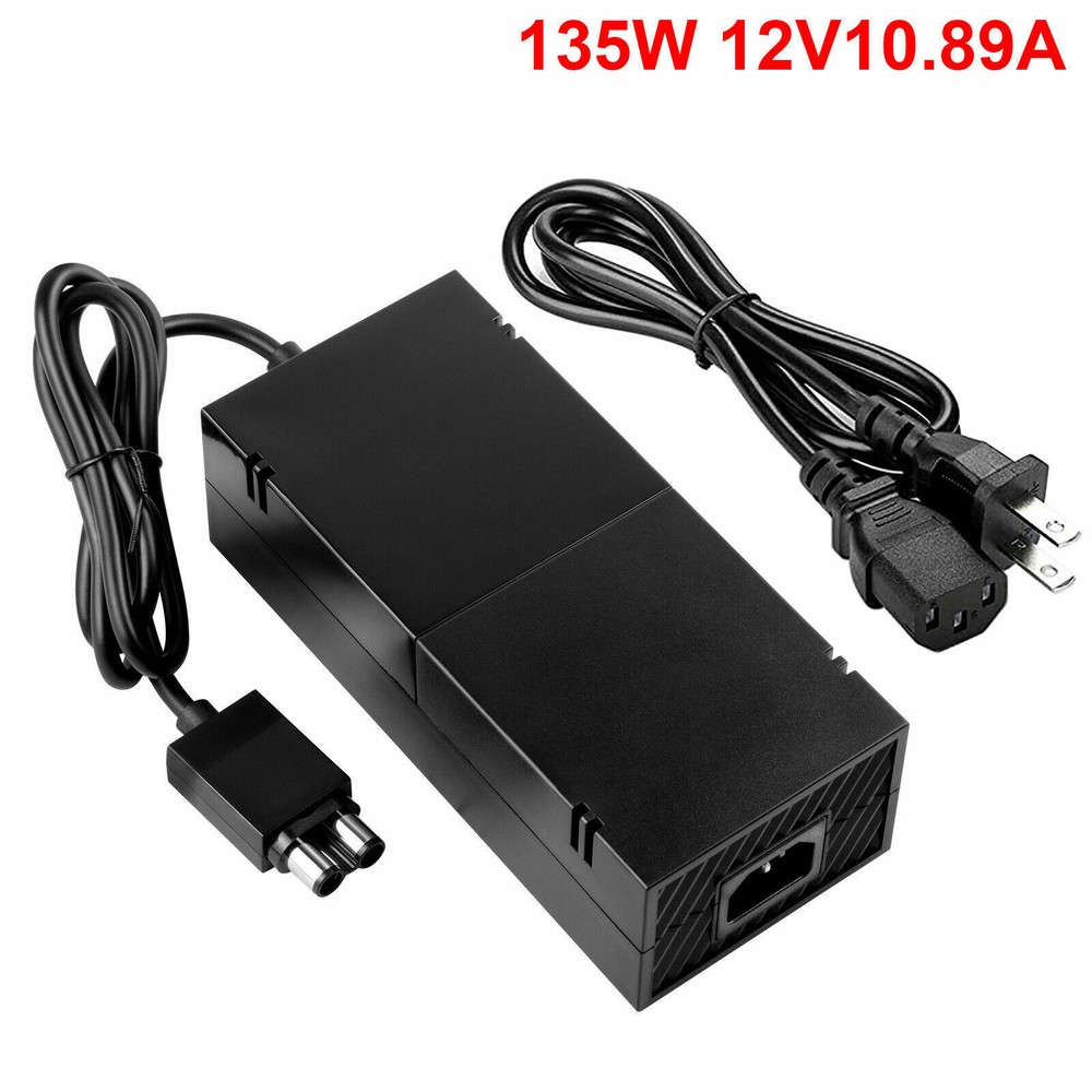 For Microsoft XBOX ONE Console AC Adapter Brick Charger Power Supply Cord Black