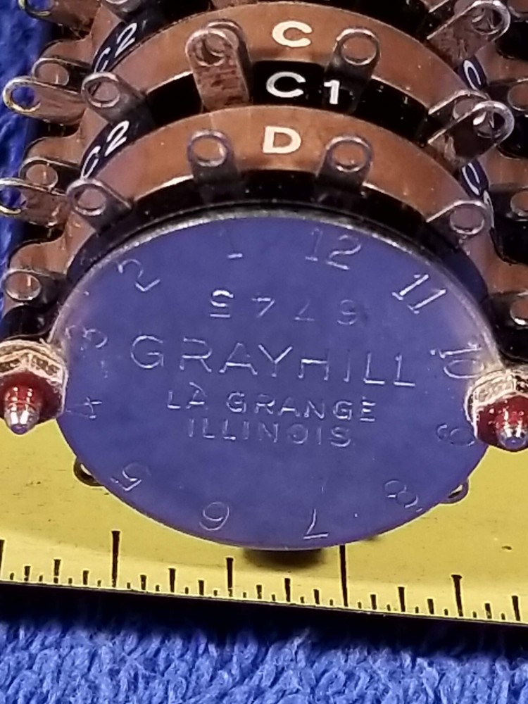 GRAYHILL 6745 Rotary Switch 2548976-2