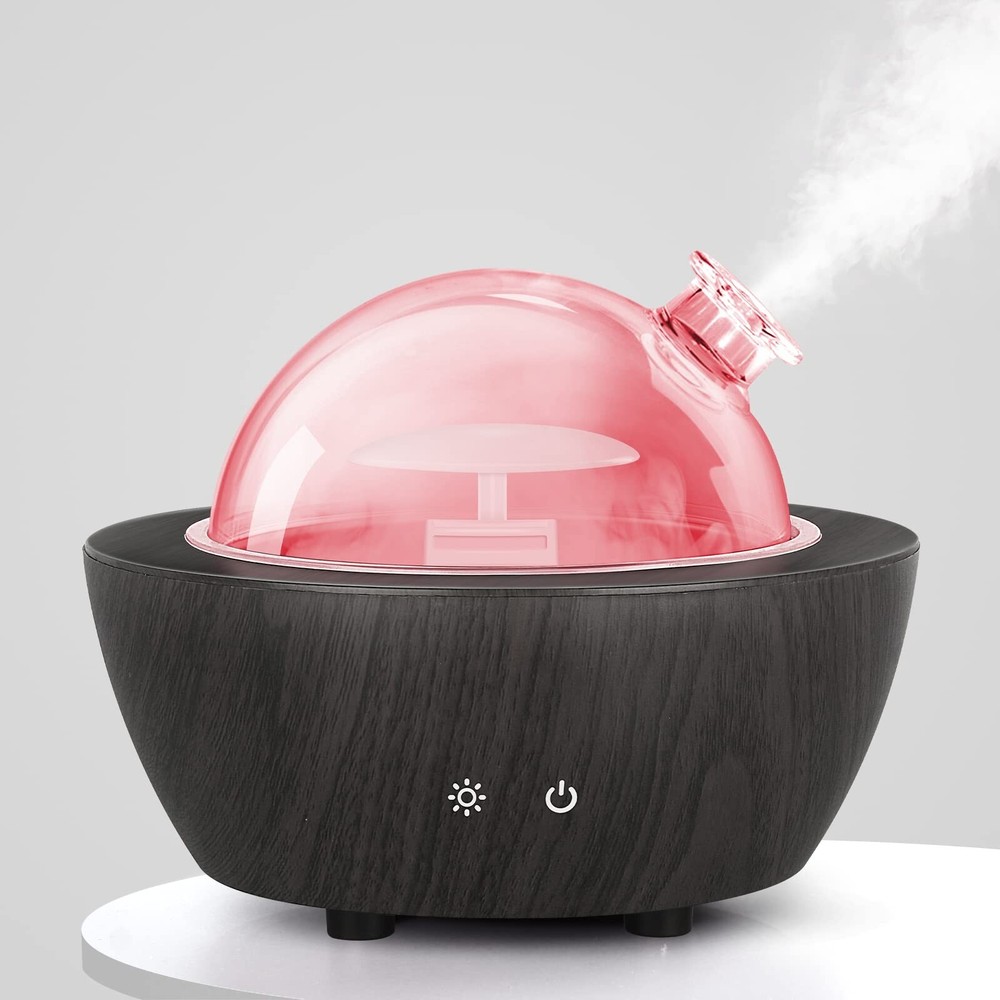 Glass Essential Oil Diffusers ，280ml Aromatherapy Diffuser for Esse... Fa