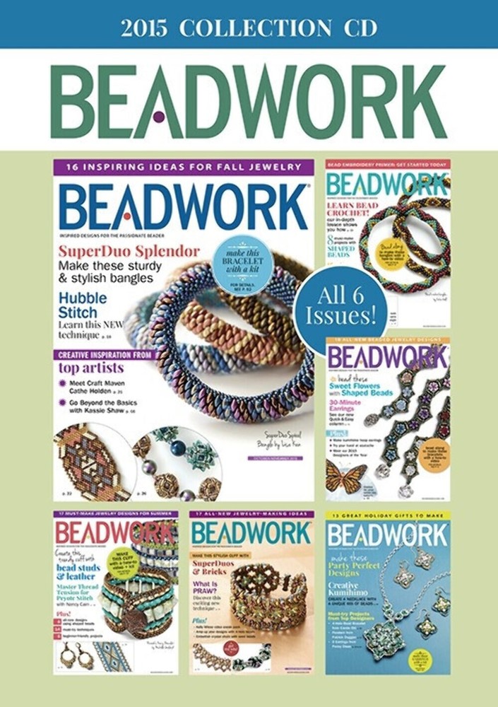 Beadwork Magazine 2015 Collection CD 6 Issues