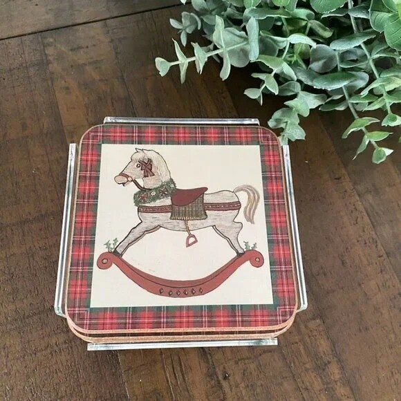 Pimpernel Coasters - Christmas - Holiday 6 pc Set