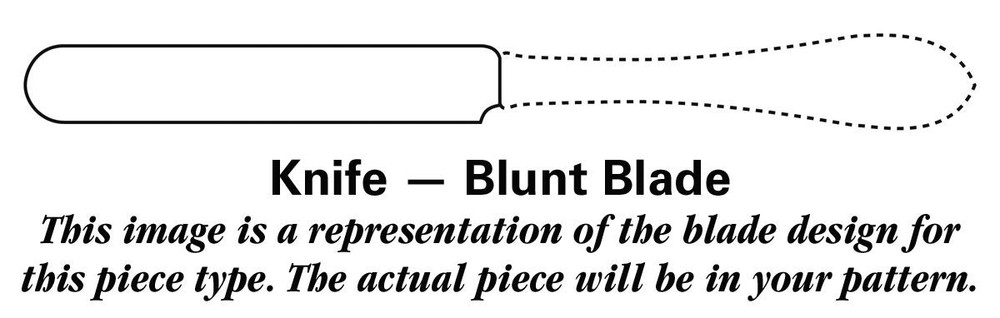 Oneida Silver Bridal Rose  Blunt Solid Knife 489460