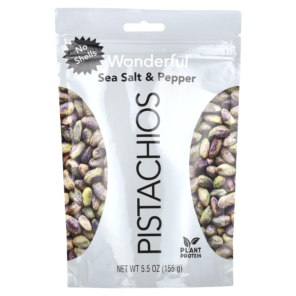 Sea Salt & Pepper, No Shells, 5.5 oz (155 g)