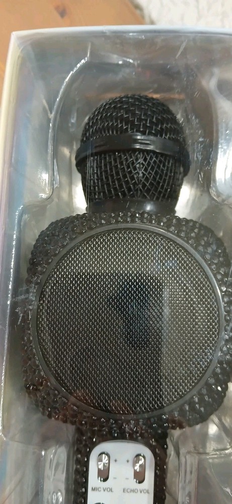 Bling Edition Bluetooth Karaoke Microphone with Speakers