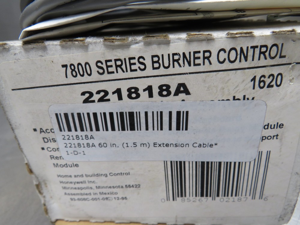 Honeywell 221818A Burner Control