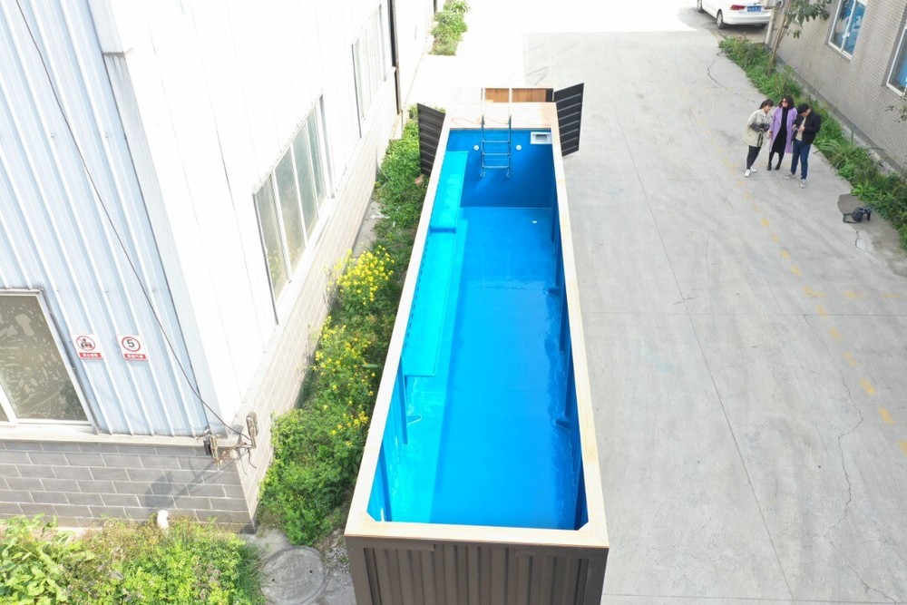 Swimming Pool 20ft. Length - Safe Room Designs Container Pools Catalog