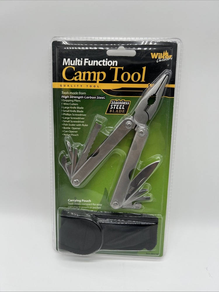 Multi Function Camp Tool New In Package Wilcor Outdoors With Cary Pouch