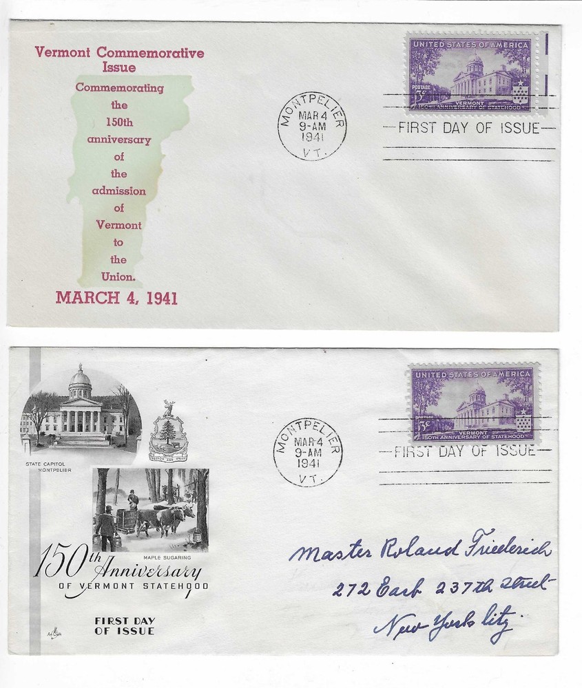 FDC's   903-19, 903-21  --  1st cachet  ,  Art Craft