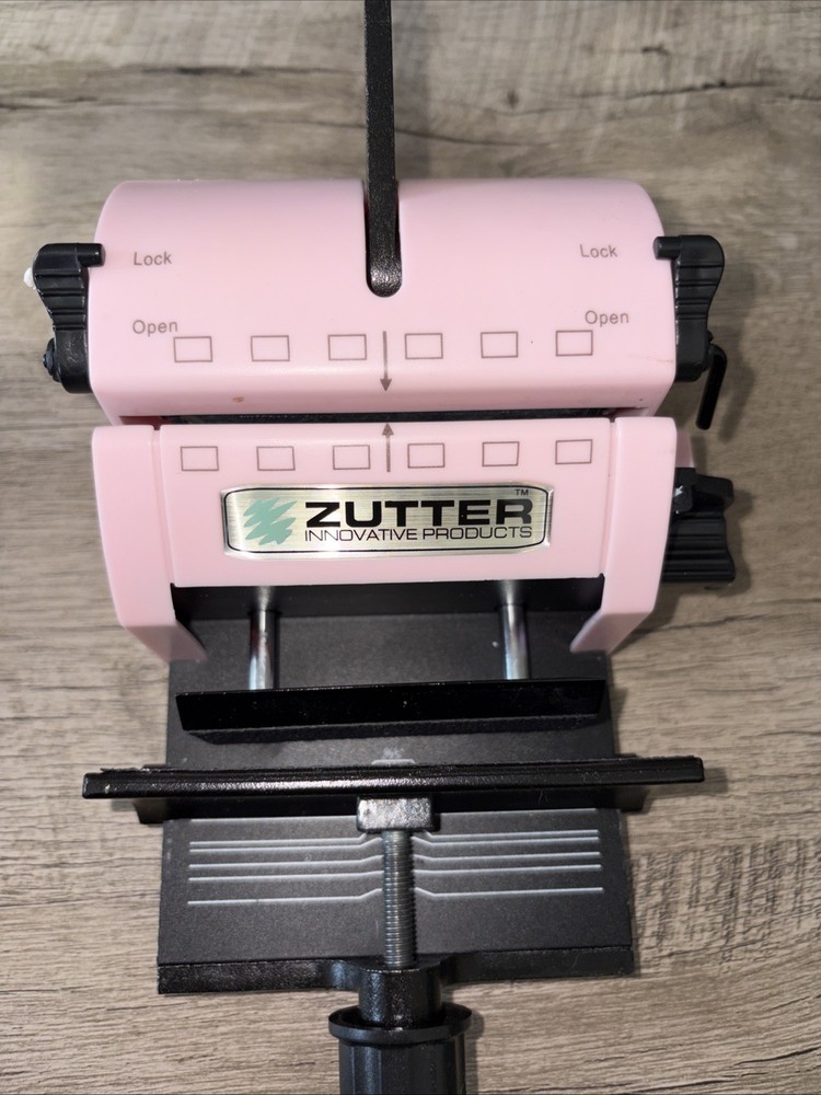 Zutter Bind-It-All V2.0 Pink Scrapbooking Binder Punch Bind Machine