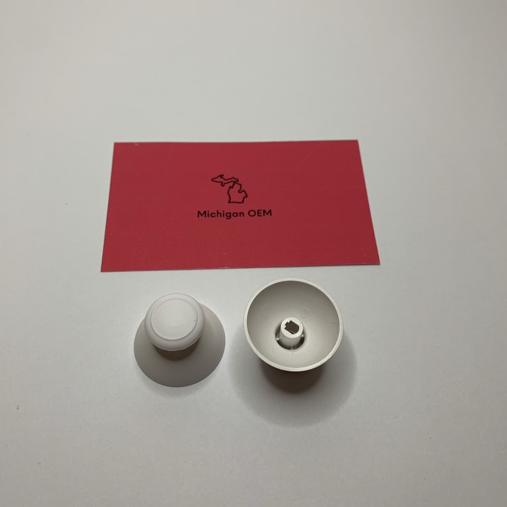 White Replacement Analog Thumbstick Cap for Nintendo Wii Nunchuck Controller